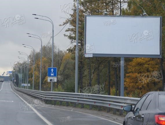 М-1 «Беларусь», 19км+300м после АЗС BP, перед съездом на Можайское шоссе, правая сторона А