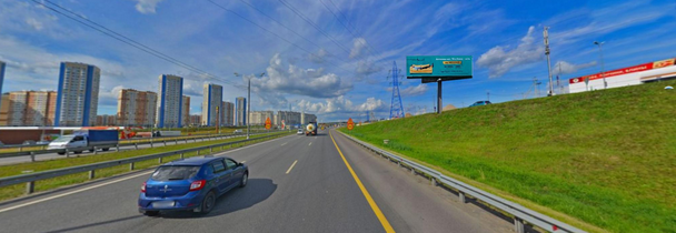 Домодедово, М4-Дон (Новокаширское шоссе), 42км + 800м, слева, съезд к Леруа Мерлен и Декатлон (23км + 500м от МКАД) ,  Суперсайт | Рекламное агентство полного цикла «Регион Медиа» в Москве