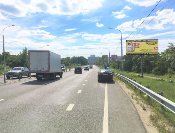 Реклама на щитах (билбордах), Симферопольское шоссе (старое), 30 м после поворота на ул. Центральная,  Щит 3х6 | Рекламное агентство полного цикла «Регион Медиа» в Москве
