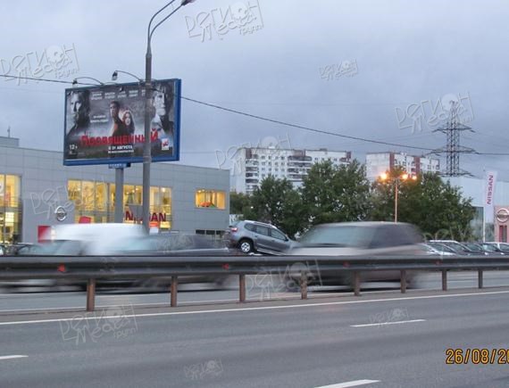 Ленинградское шоссе до Международного шоссе (М10 Е105)  20км 870м, (ТОЛЬКО БАННЕР) , левая сторона Б