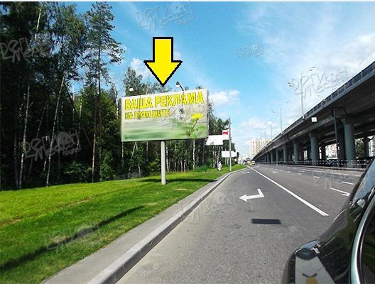 Новорязанское шоссе 18 690м., правая сторона из Москвы 1 км. 600м. От МКАД Б
