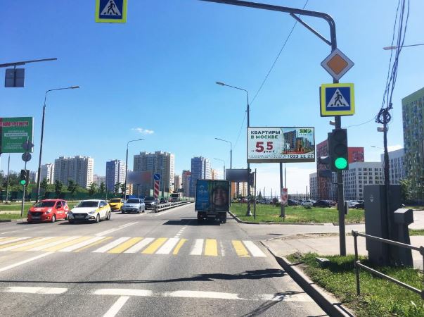 Новые цифровые билборды установлены в Московской области (Коммунарка)
