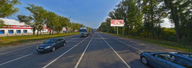 Клин, Ленинградское шоссе, 90км + 850м, слева,  Щит 3х6 | Рекламное агентство полного цикла «Регион Медиа» в Москве