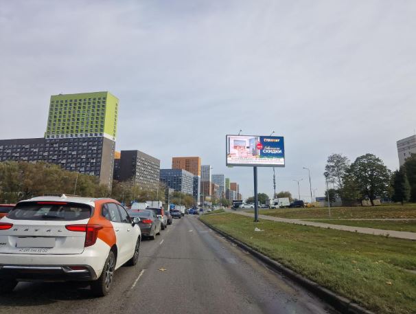 Новые цифровые билборды установлены в Московской области (Боровское шоссе, Домодедово)