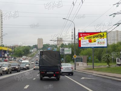 Пролетарский пр-т  17к1, н-в, 120 м после Х с ул. Москворечье (светофор)