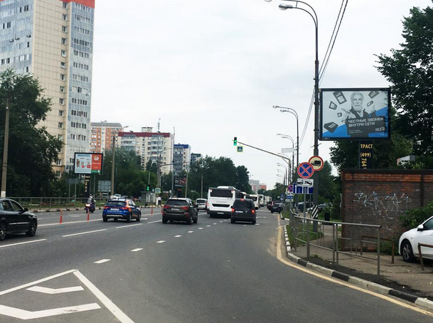 Одинцово, Можайское шоссе 25,940 км / слева 10,240 км от МКАД (СКРОЛЛЕР) ,  Ситиборд | Рекламное агентство полного цикла «Регион Медиа» в Москве