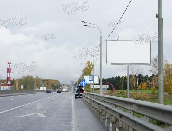 М-1 «Беларусь», 20км+600м после поворота на улицу Луговая, левая сторона