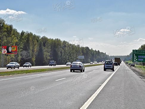 М2 Крым (Симферопольское шоссе), км 63+850, (км 42+950 от МКАД), лево, в область, 414B Б
