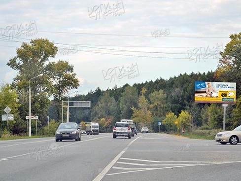 Симферопольское шоссе (старое), км 68+680 право,  развязка въезда в г. Чехов  со стороны г. Климовск, г. Подольск и Москвы, 399B