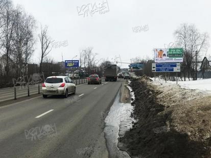 Волоколамское шоссе, 38 км + 350 м, при движении в область, слева