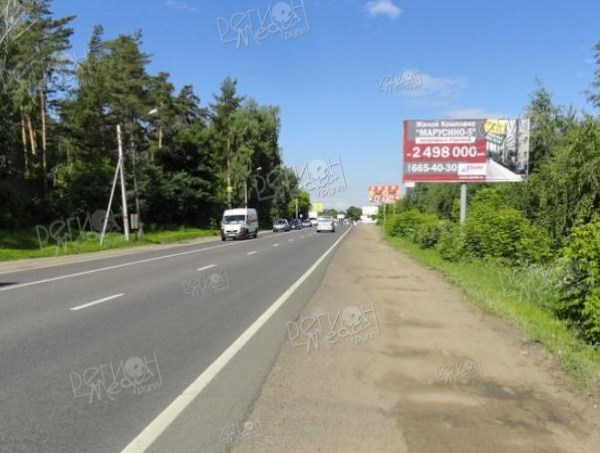 Быковское ш., 28км + 850 м левая сторона по ходу движения из Москвы