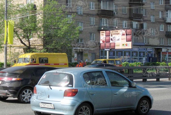Сущевский Вал улица, ТТК, пересечение с Олимпийским проспектом  светофор