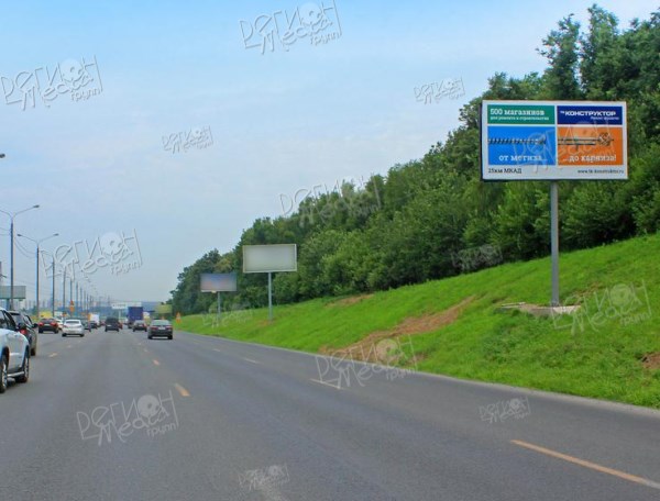 Симферопольское шоссе 23км+360м (2км+460м от МКАД) Слева, сторона А