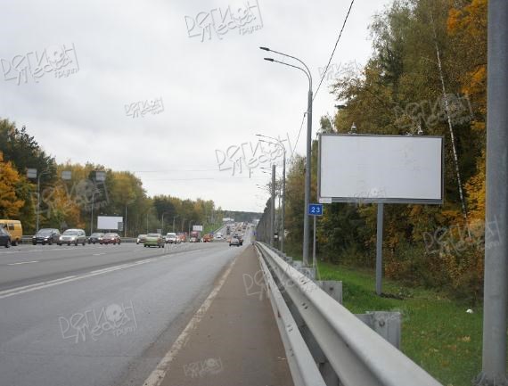 М-1 «Беларусь», 23км+050м после пересечения с ул. Восточная, правая сторона