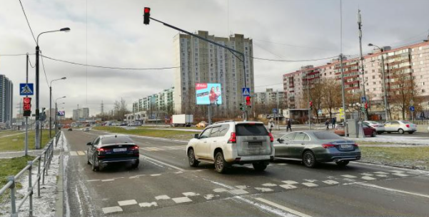 Реклама на ситибордах, Комсомольский пр-т, поворот на ул. Побратимов,  Ситиборд | Рекламное агентство полного цикла «Регион Медиа» в Москве