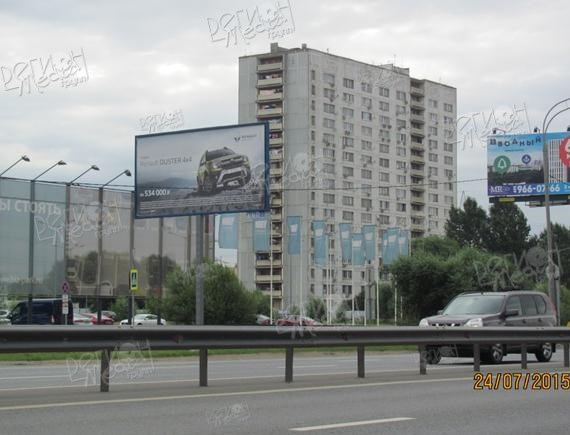 Ленинградское шоссе до Международного шоссе (М10 Е105)  21км 860м, (дублер) , правая сторона Б