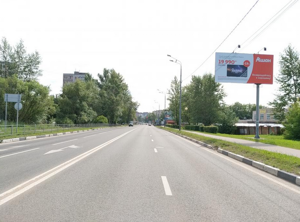 Руза, Новоугличское шоссе, напротив дома 60 ,  Щит 3х6 | Рекламное агентство полного цикла «Регион Медиа» в Москве