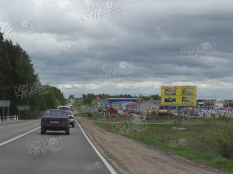 Минское шоссе, поворот на Верею, 0км+150м, справа