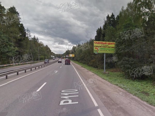 Щелковское шоссе (A103), а.д М.Озера-Путепровод, 0км 650м, левая сторона щит 3x6 (двухсторонний)