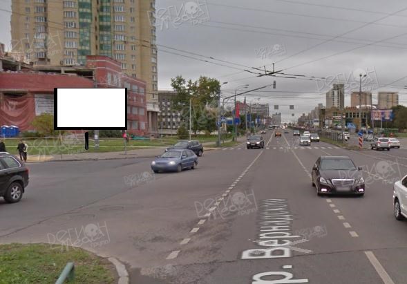 Вернадского проспект, пересечение с улицей Кравченко