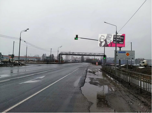 Электросталь, Фрязевское шоссе гипермаркет "Глобус" (Автодорога А107 12 км 400 м) справа,  Щит 3х6 | Рекламное агентство полного цикла «Регион Медиа» в Москве