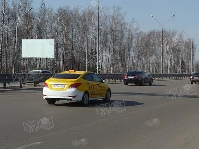 трасса в аэропорт Домодедово, ад А-105, 43км + 410м, справа, в Москву Б