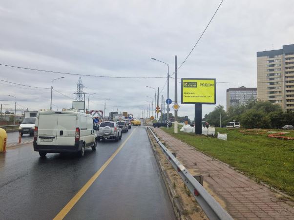Реклама на ситибордах, Можайское ш., 25км+992м, справа,  Щит 3х6 | Рекламное агентство полного цикла «Регион Медиа» в Москве