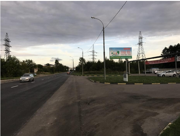 Орехово-Зуево, ул.Северная, около АЗС «ТНК» слева из города,  Щит 3х6 | Рекламное агентство полного цикла «Регион Медиа» в Москве