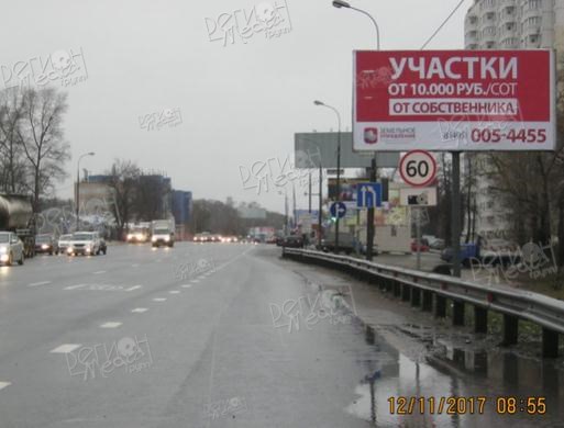 Новорязанское шоссе, ФАД М-5 УРАЛ, 29 км + 100 м, левая сторона по ходу движения из Москвы