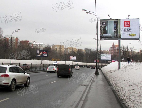 Рублевское шоссе, дом 4, до съезда на улицу Молдавская