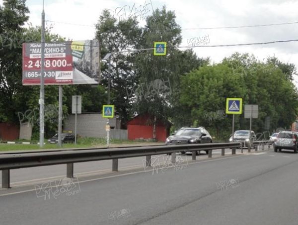 Егорьевское ш., отметка 0км + 250 м правая сторона по ходу движения из Москвы Б