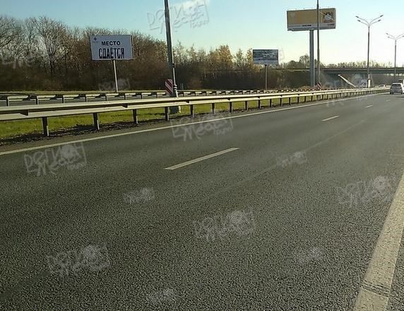 Трасса Москва - ап Домодедово, подъезд к аэропорту «Домодедово»,  24+100 лево Б