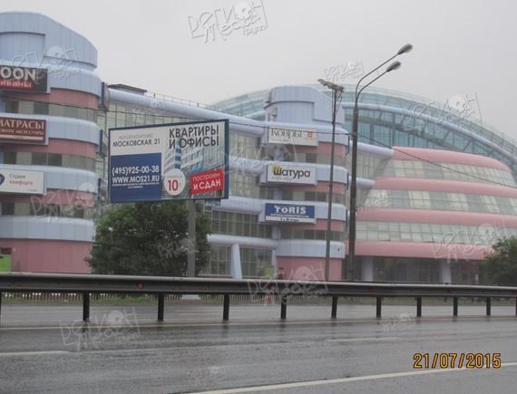 Ленинградское шоссе до Международного шоссе (М10 Е105)  19км 170м, (ТОЛЬКО БАННЕР) , левая сторона Б
